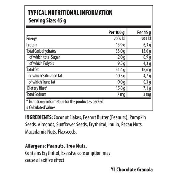 YL Chocolate Granola ni 800