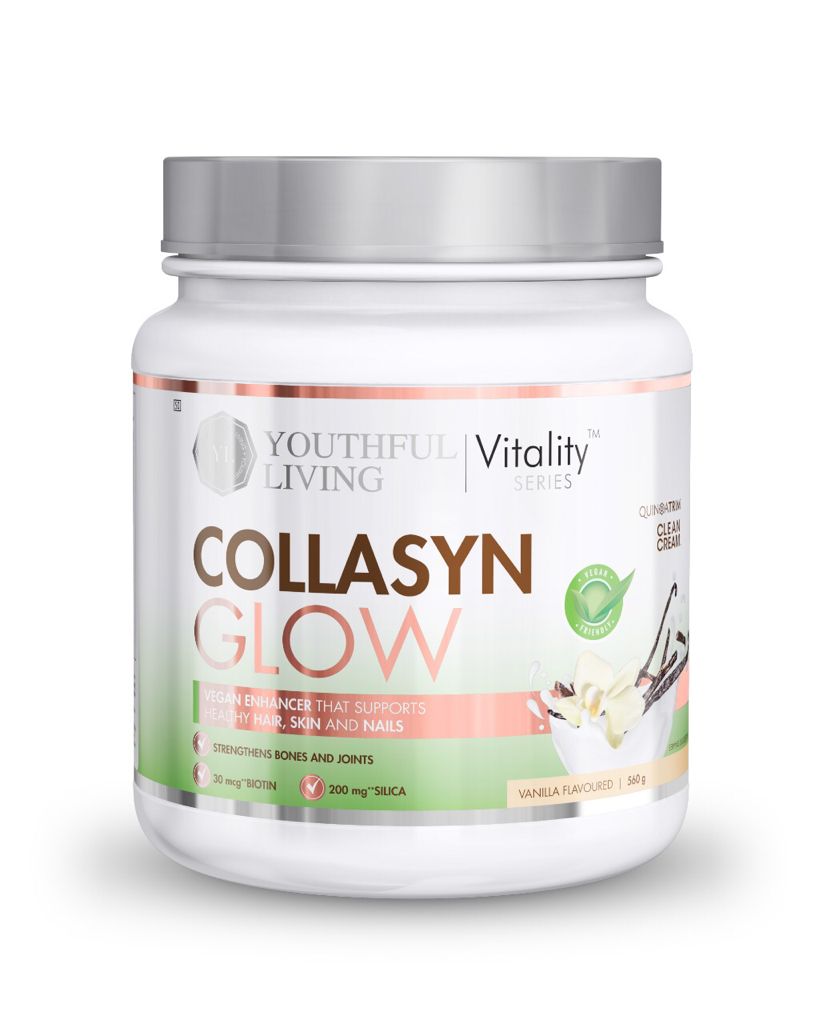 YL Vitality Collasyn Glow 560g Vanilla Collagen Vegan Builder