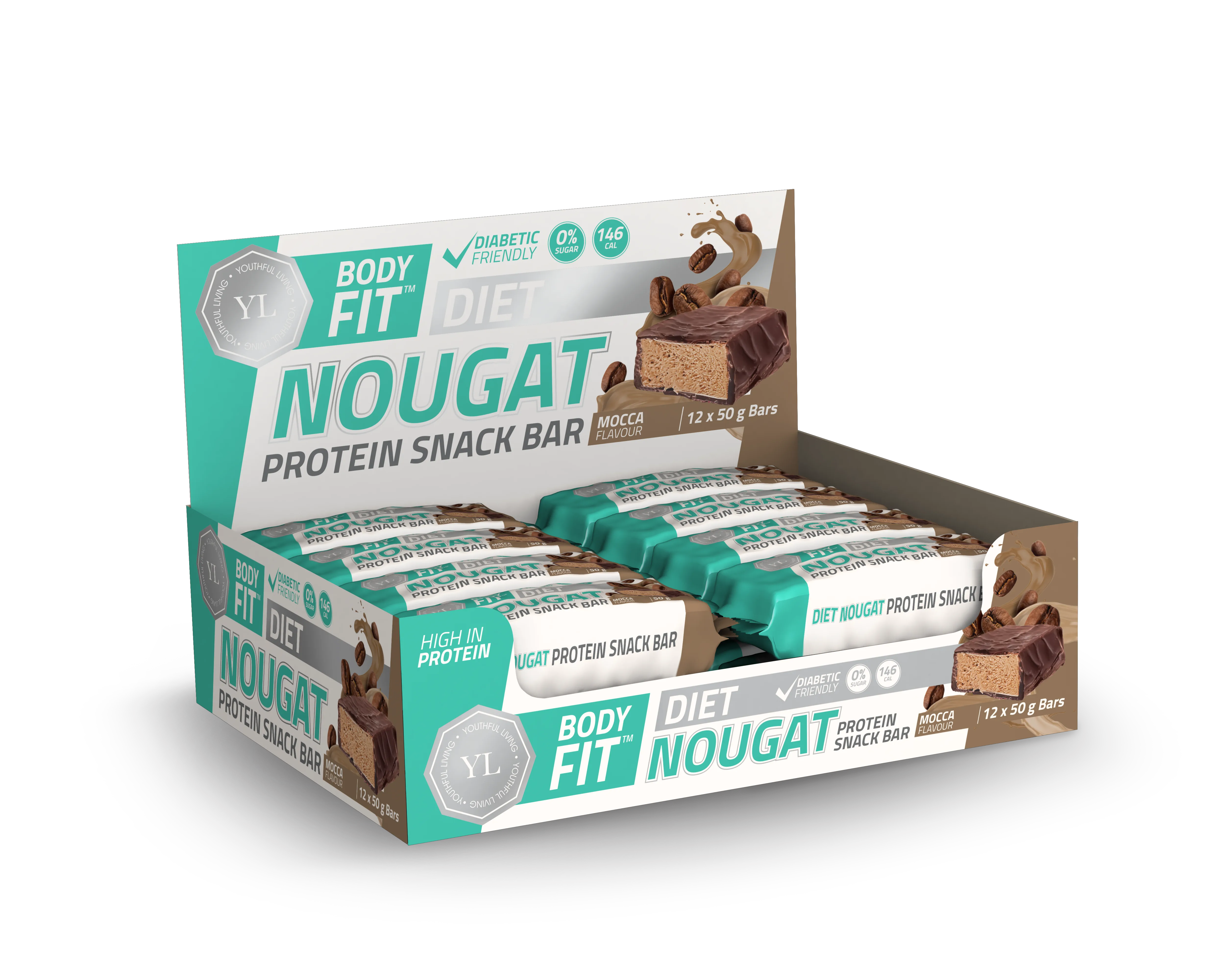 BF Diet Nougat Bar (12 x 50g) - Image 9