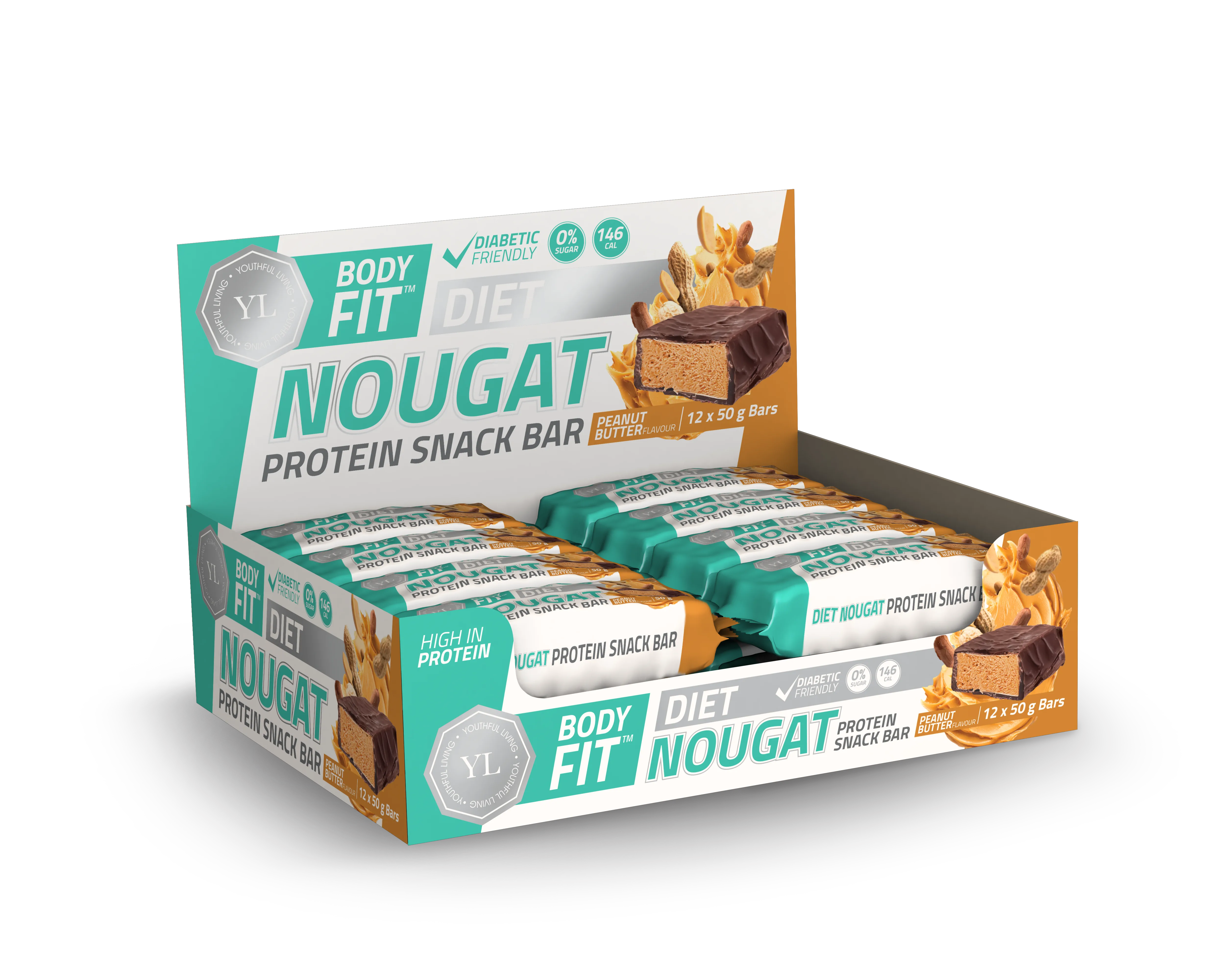 BF Diet Nougat Bar (12 x 50g) - Image 8