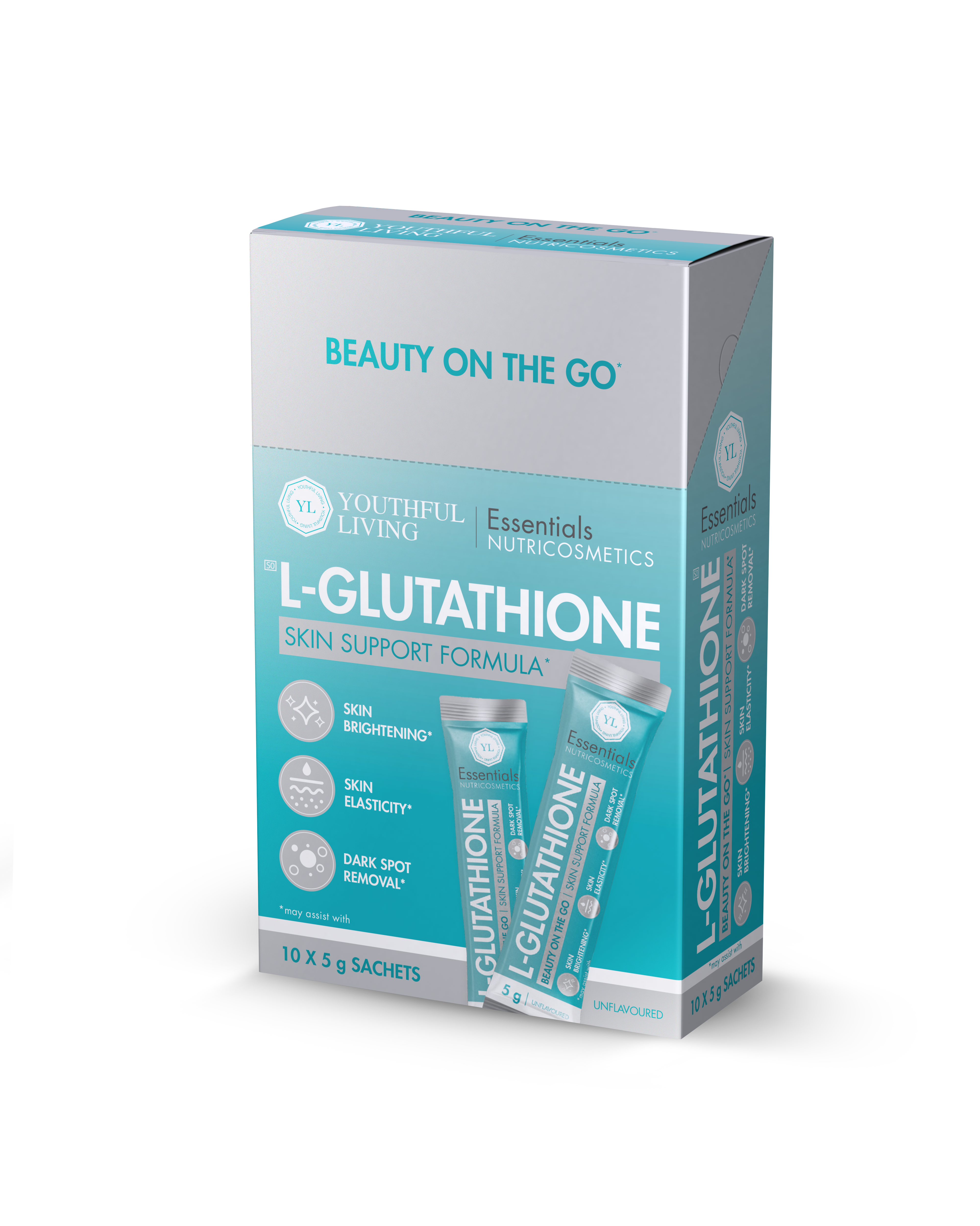 YL Nutricosmetics L-Glutathione Unflavoured Sachets 10s