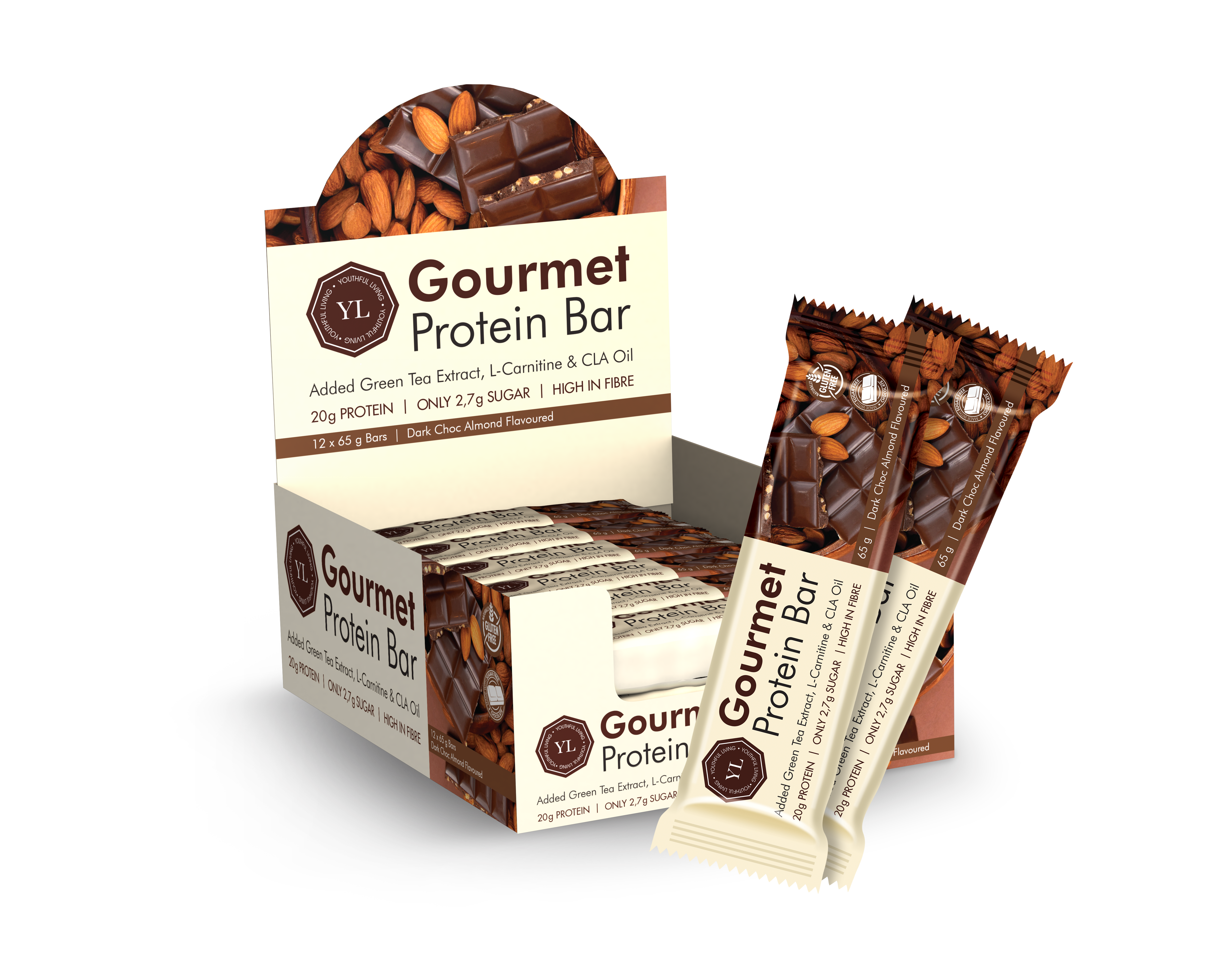 Gourmet Protein bars (12 x 65g) - Image 8