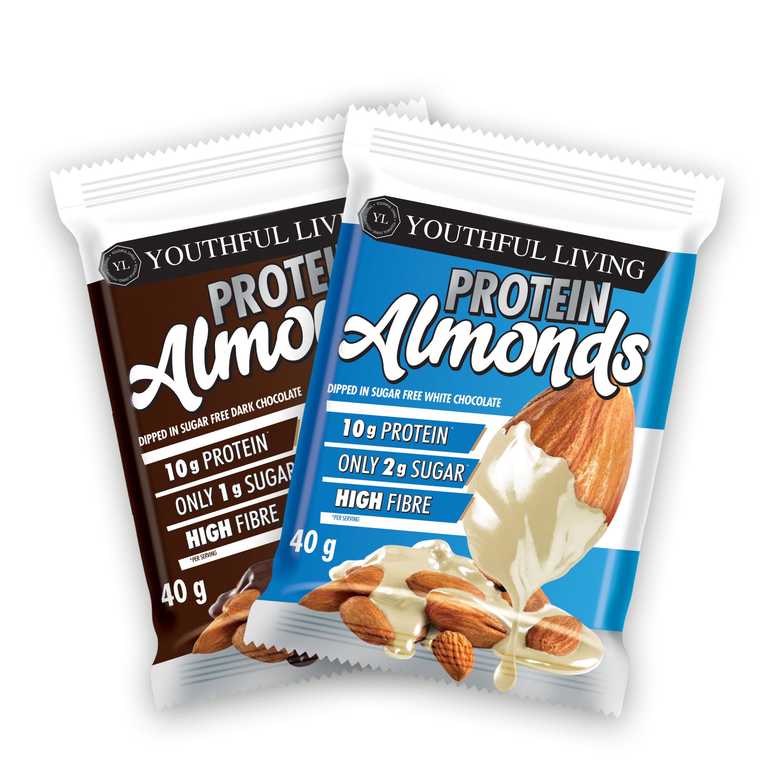 YL Protein Almonds (12 x 40G)