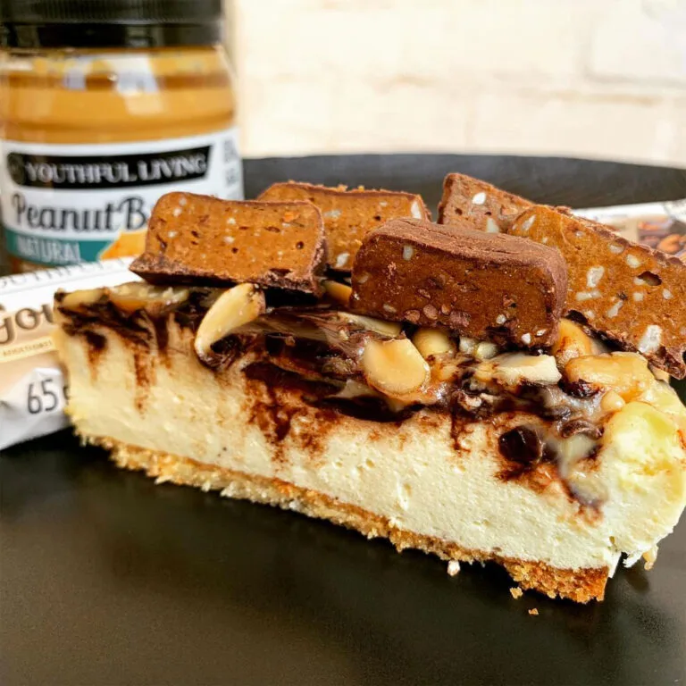 Banting Peanut Butter Swirl Cheese Cake