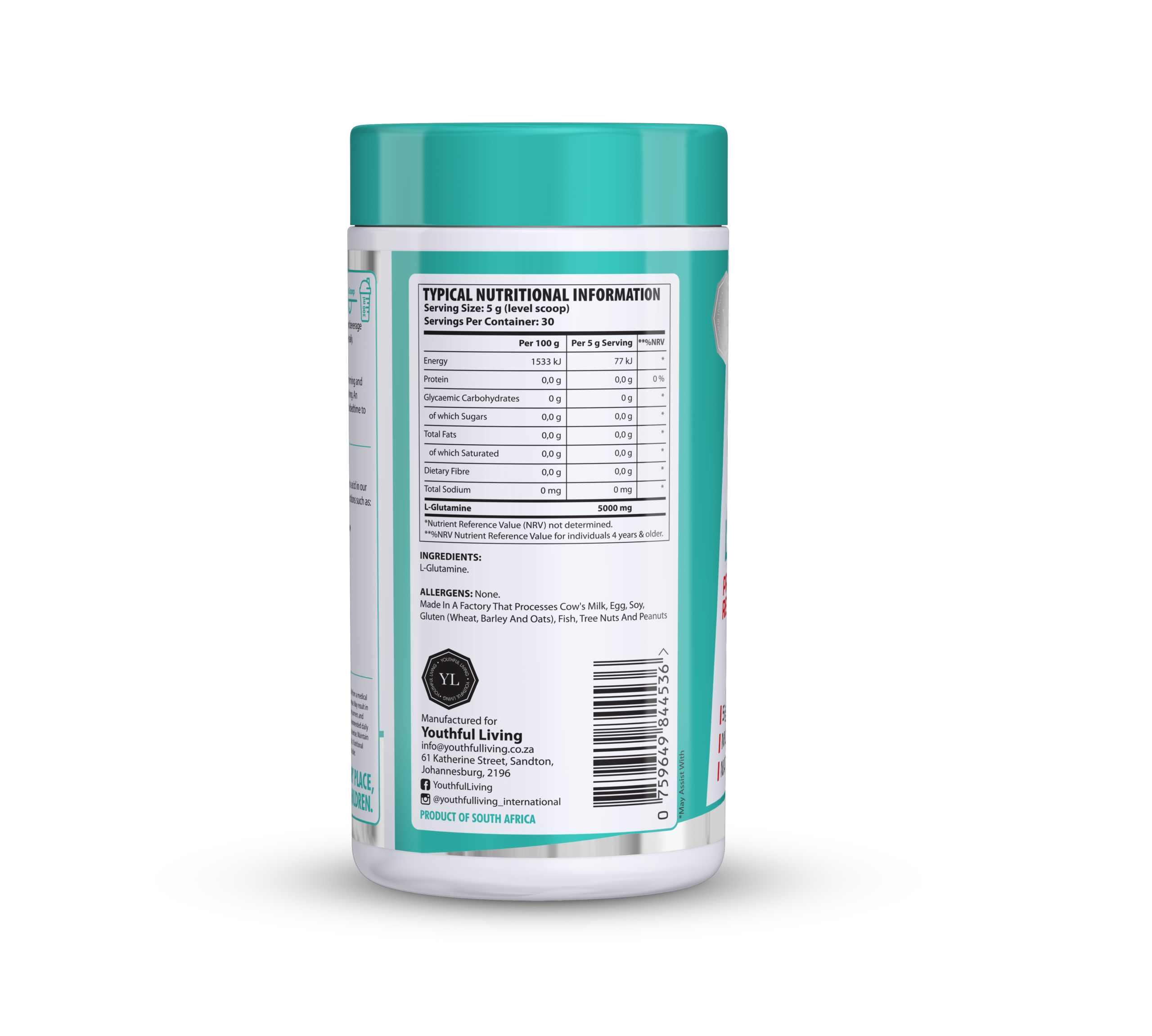 BF Pure L-Glutamine 150g - Image 2