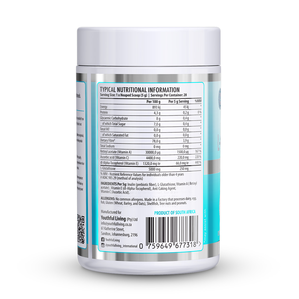 YL L-Glutathione 100g - Image 2