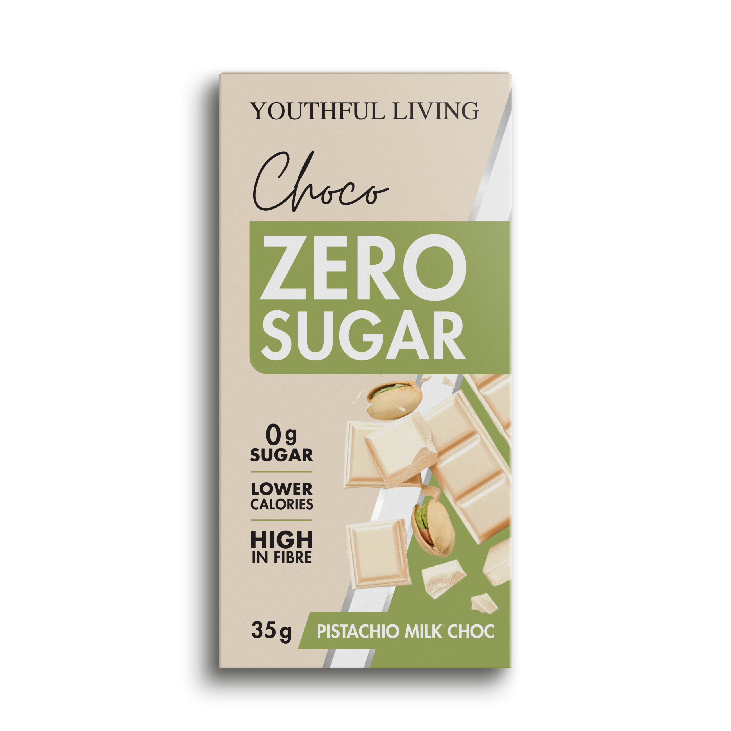 YL Sugar Free Chocolate Slab (15 x 35g) - Image 7