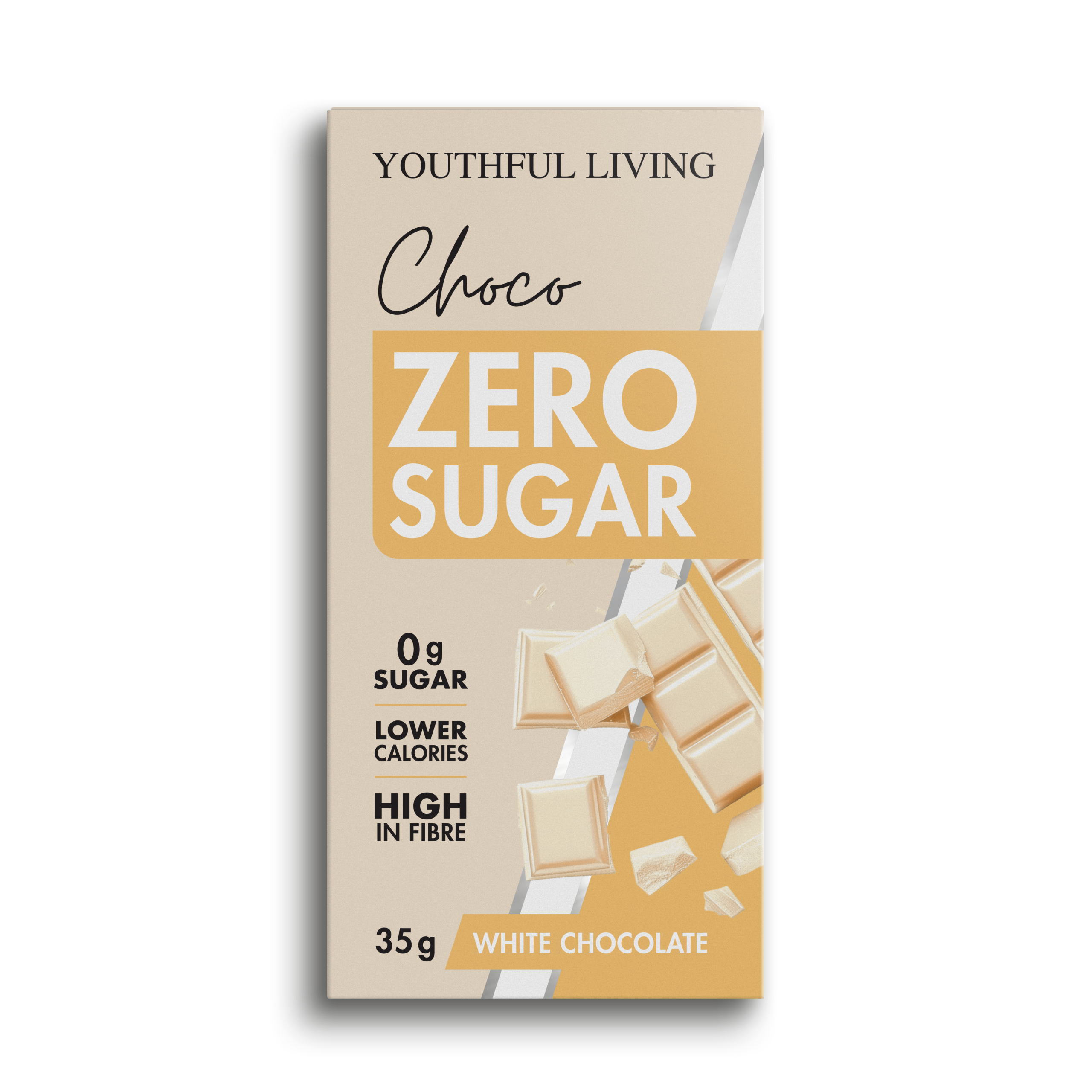 YL Sugar Free Chocolate Slab (15 x 35g) - Image 5